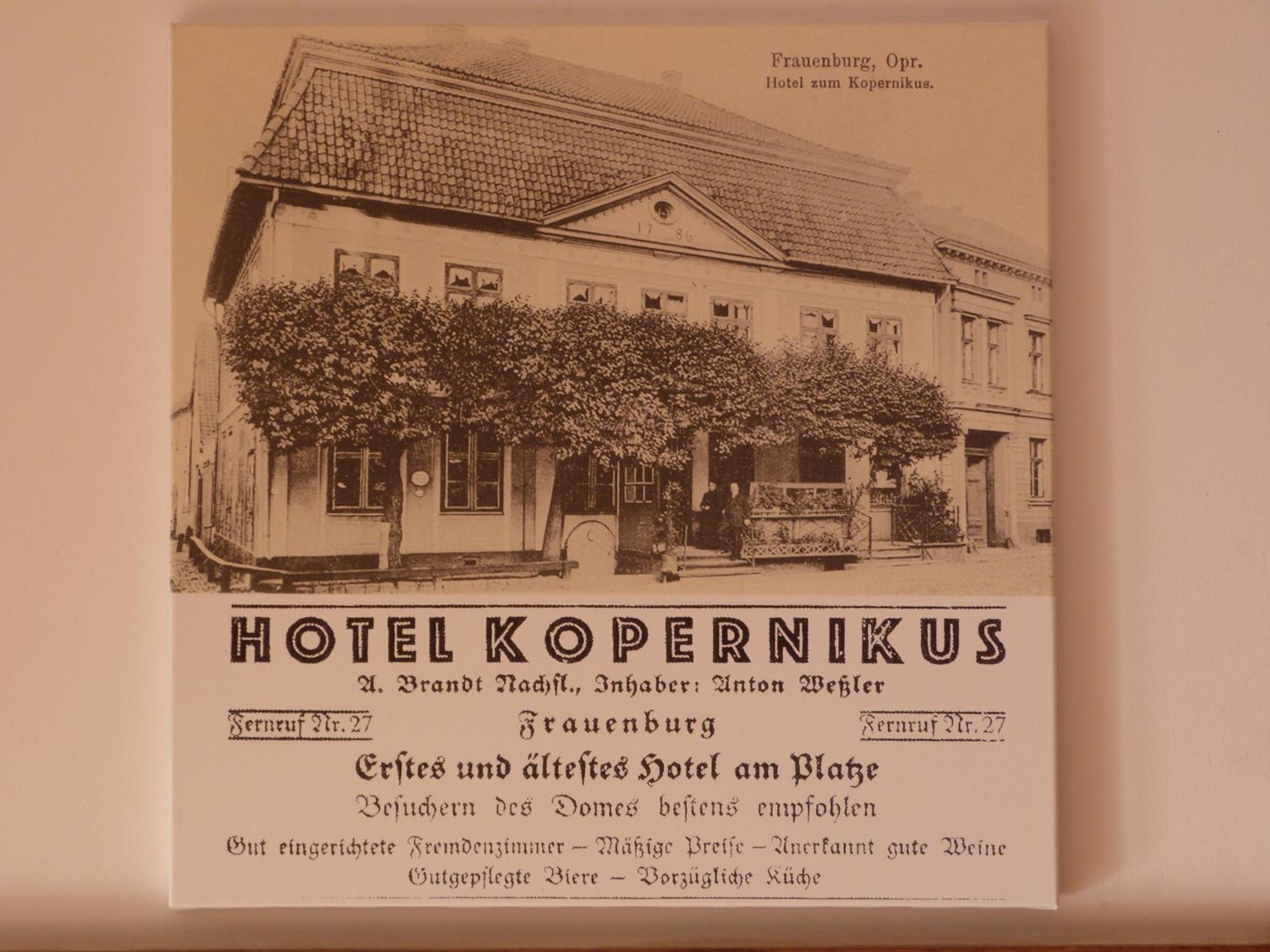 Hotel Kopernik Frombork Kültér fotó